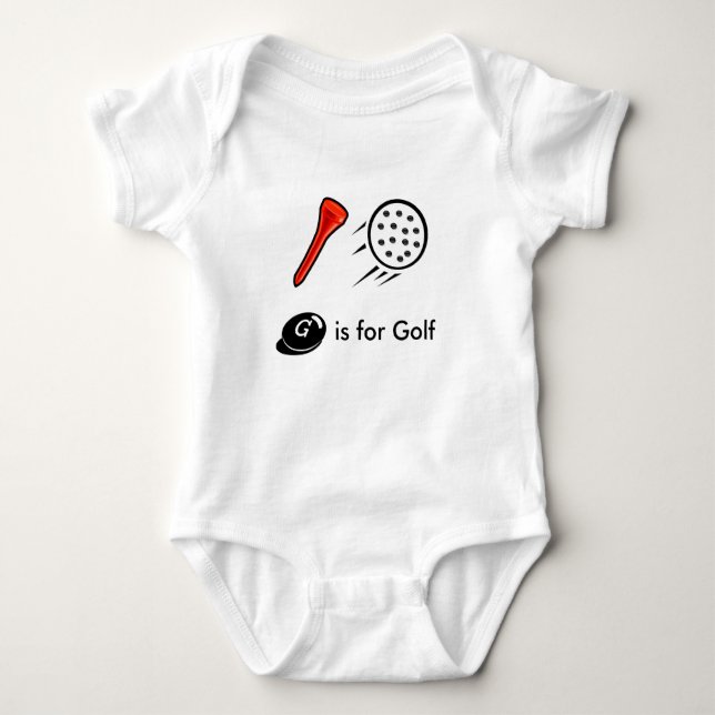 Gullig Golf lurar T-skjortan Tee Shirt (Framsida)