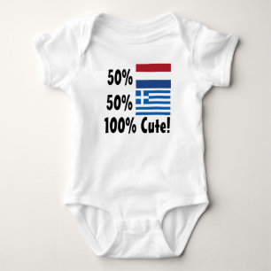 Gullig grek 100% för 50% holländare 50% tee