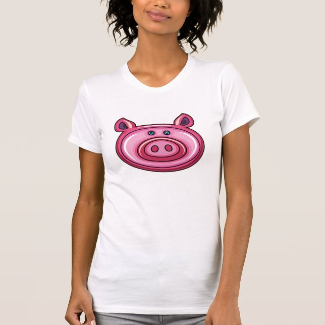 Gullig gris tee (Framsida)