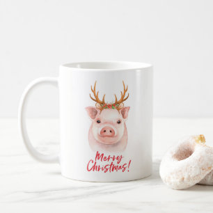 Gullig grisjulmugg kaffemugg