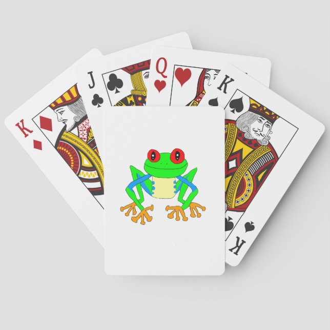 Gullig groda casinokort (Baksidan)