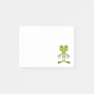 Gullig groda post-it block