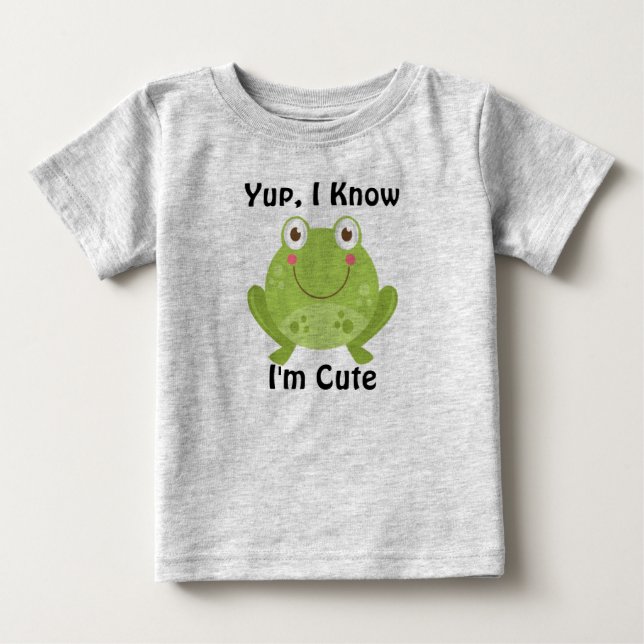Gullig groda t shirt (Framsida)