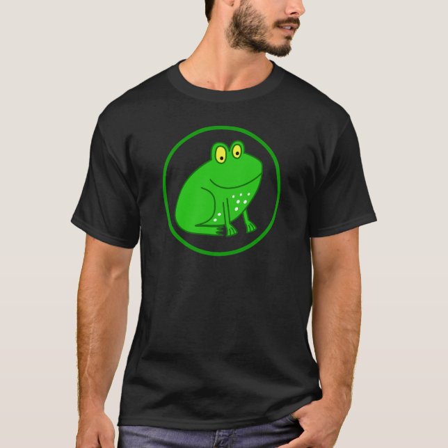 Gullig groda tee shirt (Framsida)