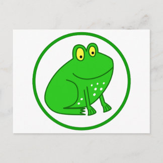 Gullig groda vykort