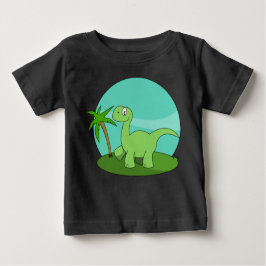 Gullig grön Dinosaur Tee