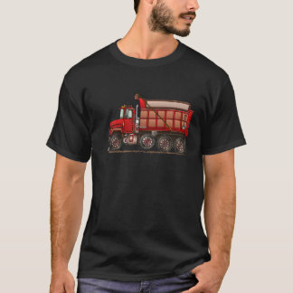 Gullig gruslastbil t shirt