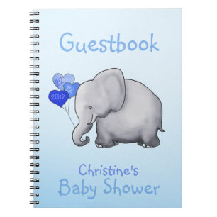 Gullig Guestbook för baby shower för Anteckningsbok