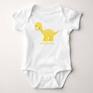 Gullig gul babyDinosaur Tee Shirt