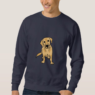 Gullig gul Labrador för CB tröja Långärmad Tröja