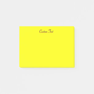 Gullig gult post-it block