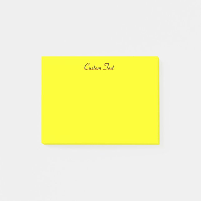Gullig gult post-it block (Framsida)