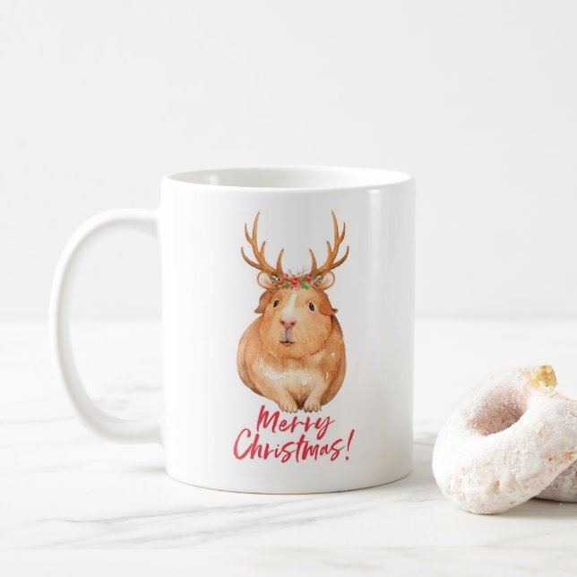 Gullig Hampster julmugg Kaffemugg (Med munk)