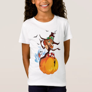 Gullig häxaHalloween skjorta T-shirt