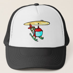 Gullig helikopter truckerkeps