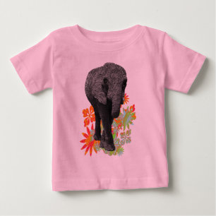 Gullig Hippieelefant Tee Shirt