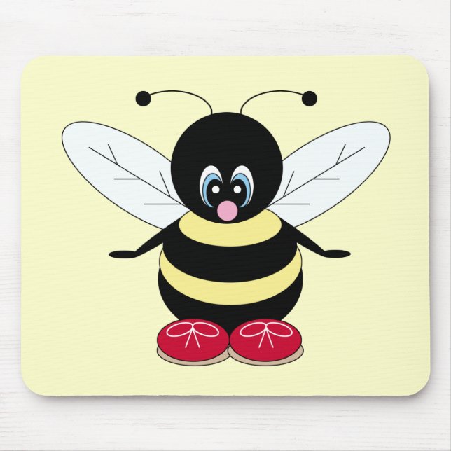 Gullig humla Mousepad Musmatta (Framsidan)