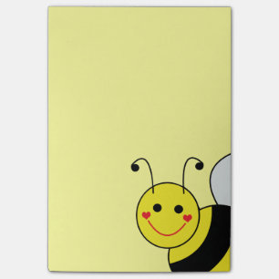 Gullig humla post-it block