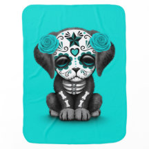 Gullig hund för blåttday of the deadvalp