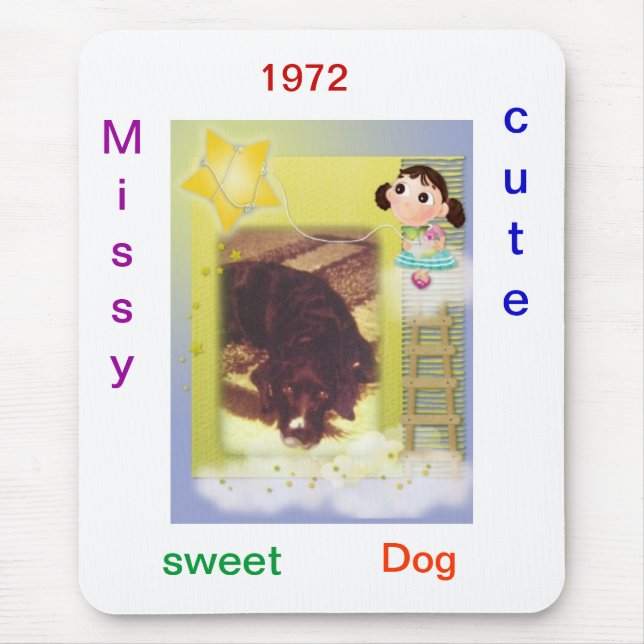 Gullig hund för Missy Musmatta (Framsidan)