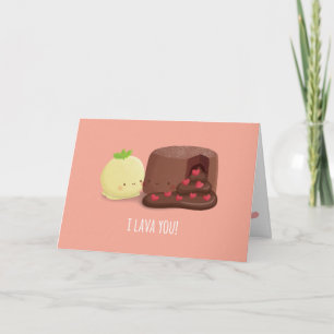 Gullig I-Lava dig kort för valentines