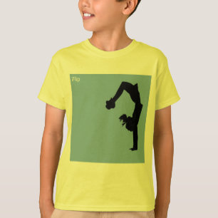 Gullig iFlipgymnastikskjorta T-shirt