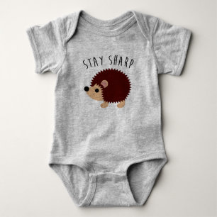 Gullig igelkottbabyBodysuit Tee Shirt