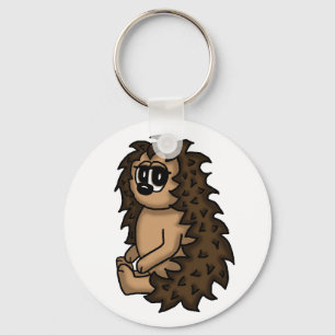 gullig igelkottkeychain nyckelring