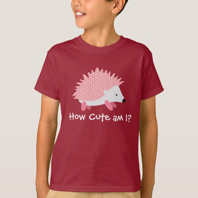 gullig igelkottrosatshirt tee shirt (Framsida)