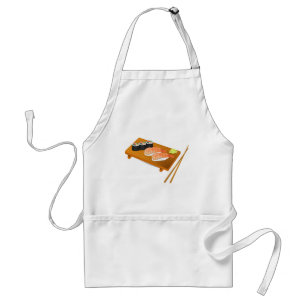 Gullig japansk mat för Sushi Förkläde