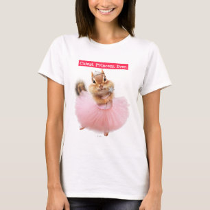 Gullig jordekorreBallerina i tutu på dansstudion T Shirt