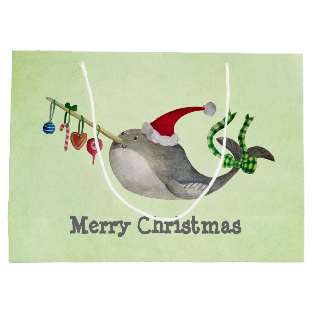 Gullig jul Narwhal (Baksidan)