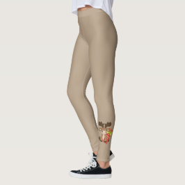 Gullig julälggåva leggings