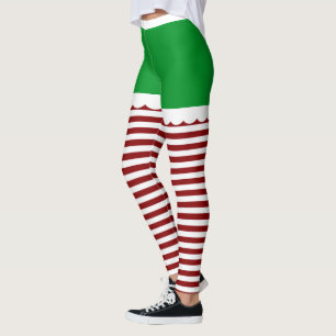 Gullig julälva leggings