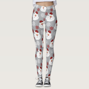 Gullig jultomtenhelgdagdamasker leggings