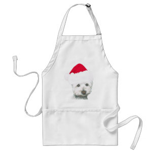 Gullig julWestie hund Förkläde
