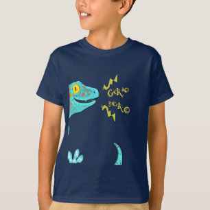 Gullig kallande Tokay "för Gekko gecko" Gecko Tee Shirt