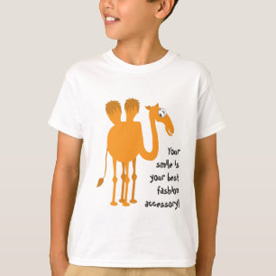 Gullig kamelT-tröja Tee Shirt