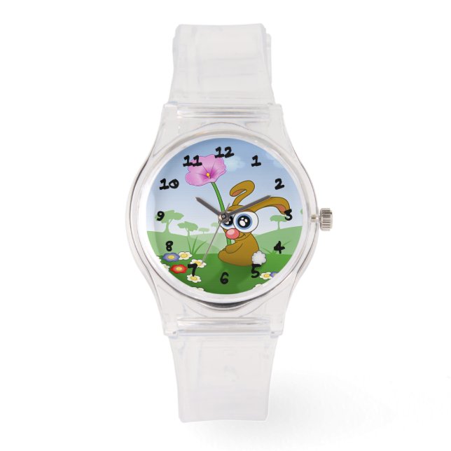 Gullig kanin armbandsur (Framsida)