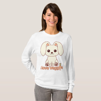 Gullig kanin - Vegan/vegetarian T Shirt