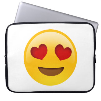 Gullig "kärlek" Emoji 15 flytta sig mycket Laptop Fodral