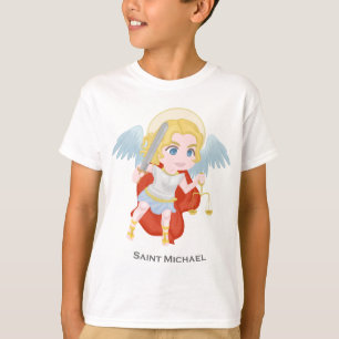 Gullig katolik för St Michael ärkeängel T Shirt