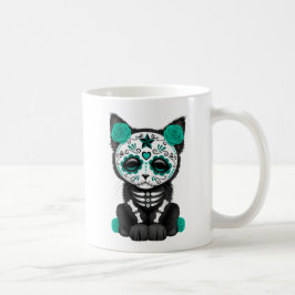 Gullig katt för kattunge för krickablåttday of the kaffemugg