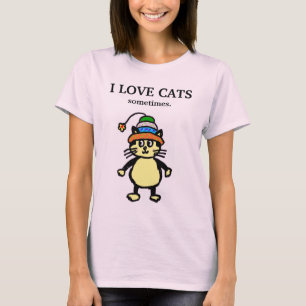 Gullig katt - "ibland" T-tröja #1 T Shirt