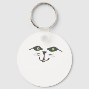 "Gullig katt" Keychain Nyckelring