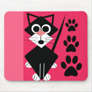 Gullig katt Mousepad Musmatta