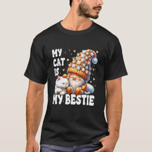 Gullig kattfarfar Gnome för kattmamma Min katt är T Shirt