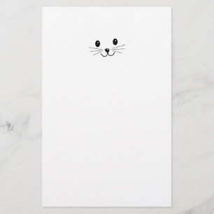 Gullig kattframsida brevpapper