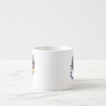 Gullig kattunge och blommor