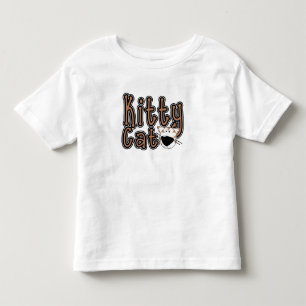 Gullig kattunge tee shirt